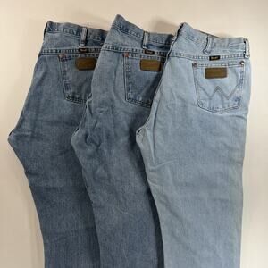 *Lot of 3* Wrangler Jeans 1013MWZ Cowboy Cut Light Wash Mens Size 40x30